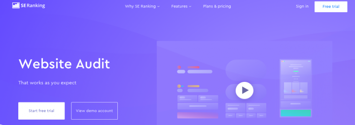 SE Ranking website auditor